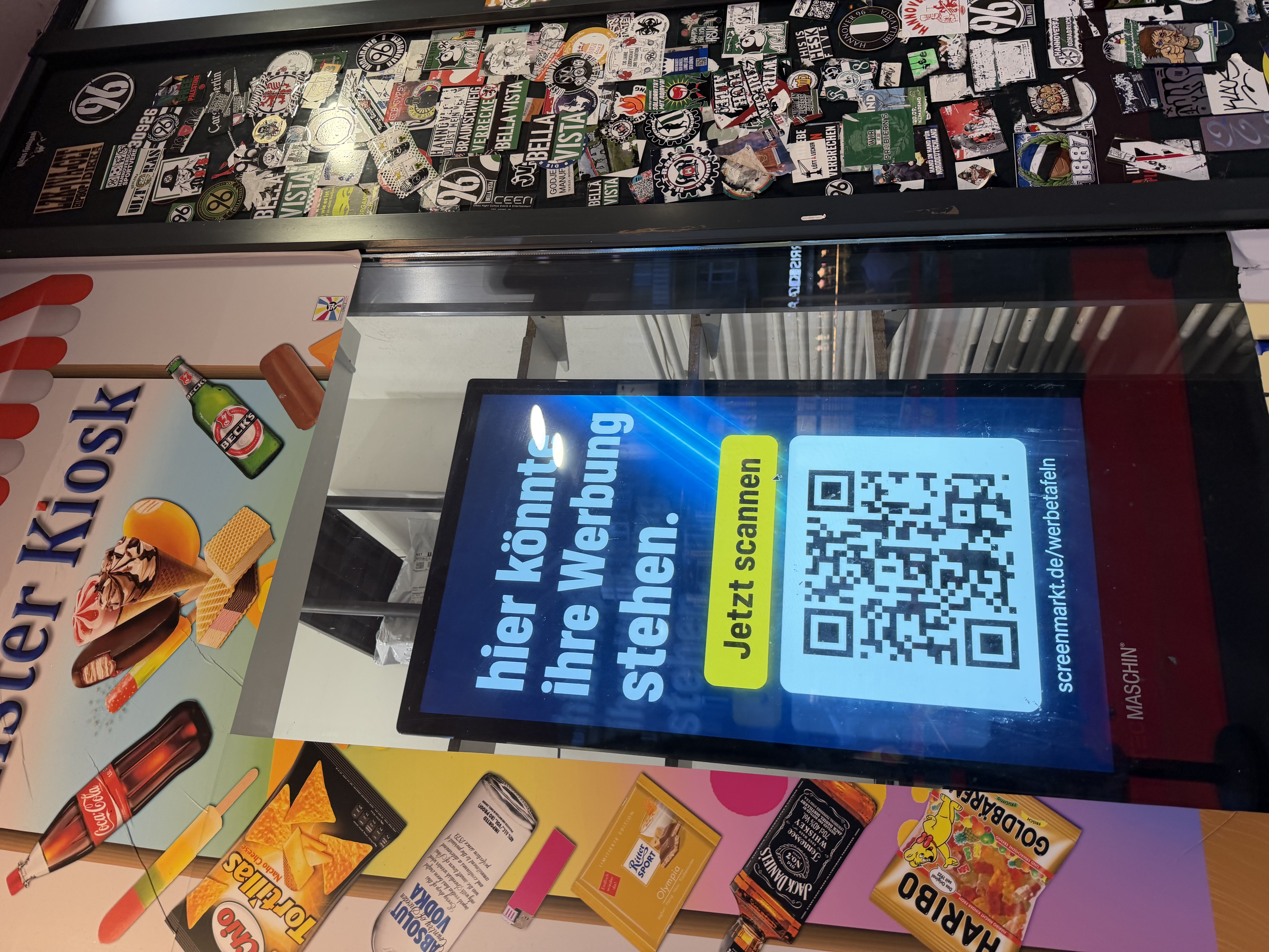 Digitales Display List Kiosk
